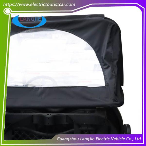 Housse de pluie pliable en PVC noir pour voiturette de golf EZGO à quatre roues