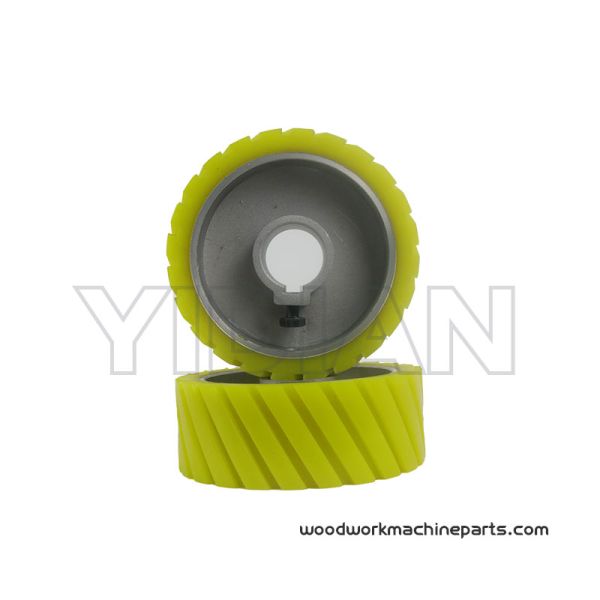 Four Sided Moulder Planer Feeding Wheel With Teeth Polyurethane Wheel 140X35X50