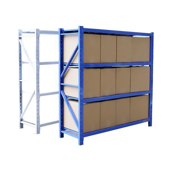 Q235 Steel 2 Layer Warehouse Shelf Rack 2000MM Heavy Duty Industrial Warehouse Shelving