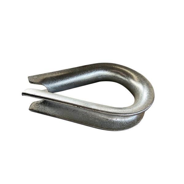 Boat Hardware Fitting Stainless Steel Cable Wire Rope Thimble with Precision Casting