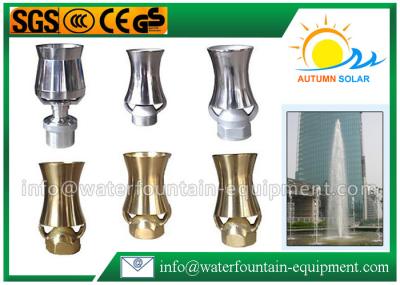 Commercial Cascade Fountain Nozzle , Stainless Steel Fountain Nozzles Wind Resistance