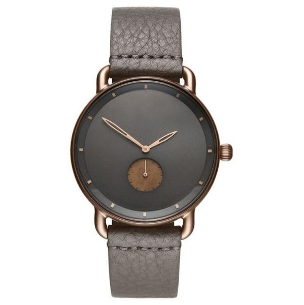 Luxury Mens Quartz Watch , 5 ATM Waterproof Business Leather Band Watch