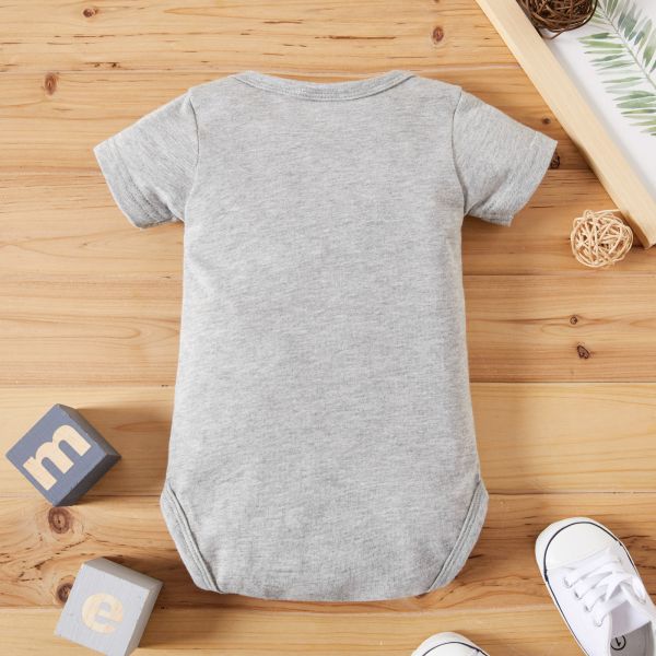 Factory Price In Stock And Customized 100% Cotton Short Sleeeves and Legs Baby Romper Bodysuit Baby Clothes