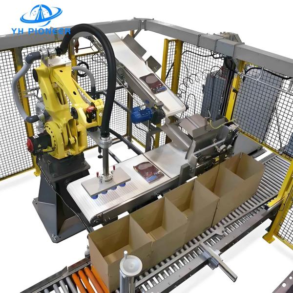 Automatic Robot Carton Box Erector Machine 3kg Payload With 6 Axis Flexibility