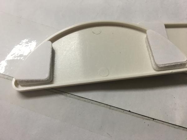 Install side cover of the toilet seat, PP material semi-circular side cover, toilet install decorative cover.