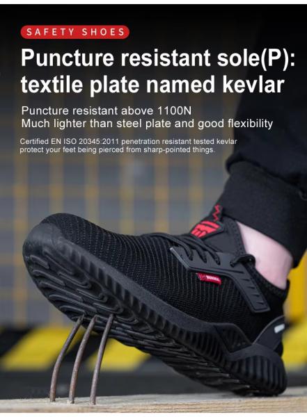 Chaussures de sport pour hommes, chaussures de sécurité pour hommes
