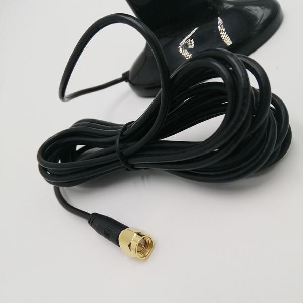 4G Sma Mag Mount Vehicle Antenna Chuck SMA Male RG174 Line 3m Router Gateway Vehicle Sailboat Knife Type Flat Antenna