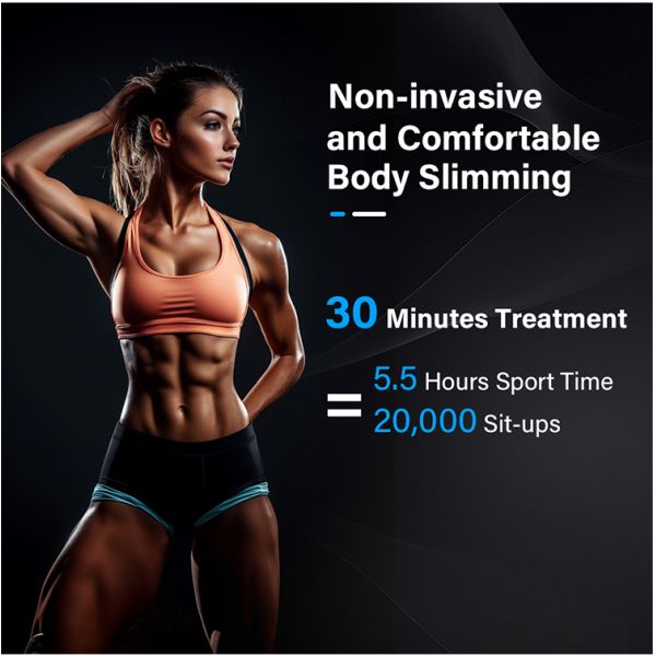 Portable 2 Handles Skin Firming Emssing Body-sculpting Machine