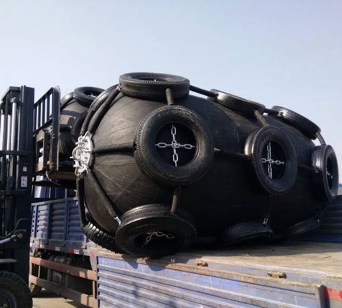 50kpa Yokohama Pneumatic Fender Ship Anticollision Pneumatic Rubber Fender