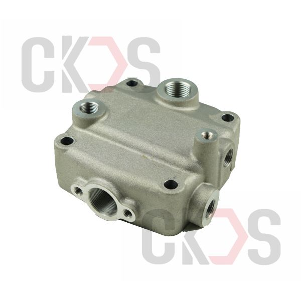 Aluminum Air Brake Compressor Cylinder Head Lower For Engine J08E 80mm