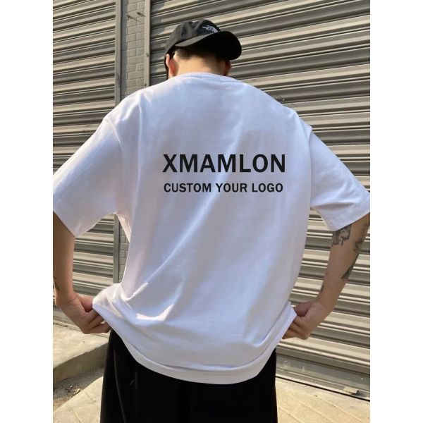 Custom Printed Cotton T-Shirts OEM ODM Anti-Shrink Needle Detection Plus Sizes
