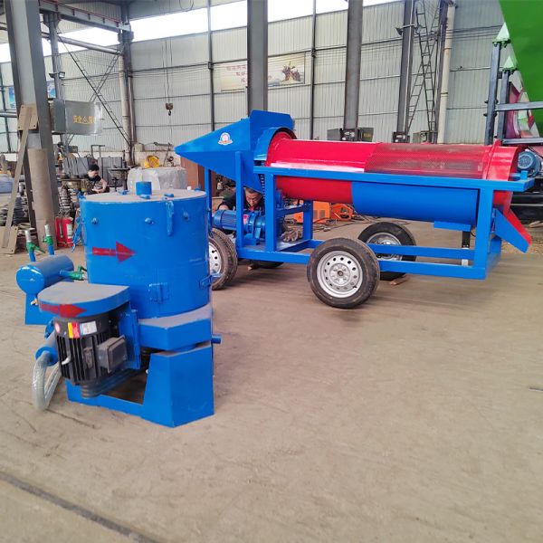 Collecting Nugget Equipment Gold Mining Trommel Screen 3000x1000x1800mm 98%