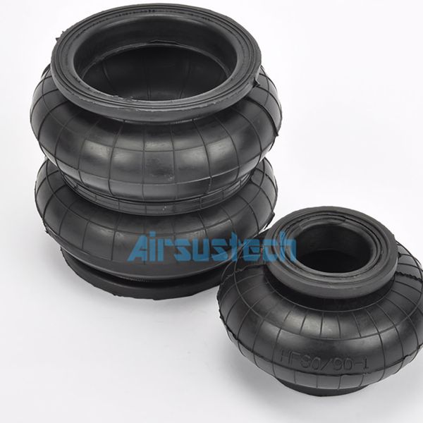 HF80/90-1 Air Spring Bellows Air Bag Double Convoluted Rubber Air Shock Absorption