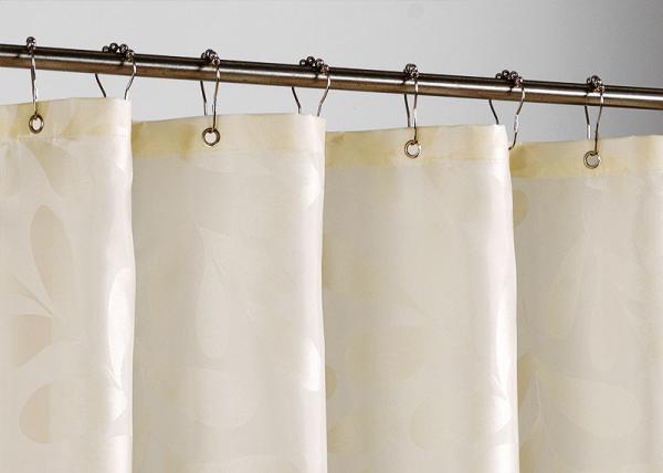 Printed Thickening Waterproof Shower Curtain , Plated Style Modern Shower Curtains