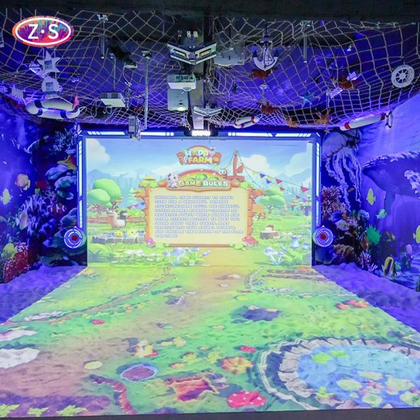 Immersive Interactive Projection with Multiplayer Modes & Educational Adventures