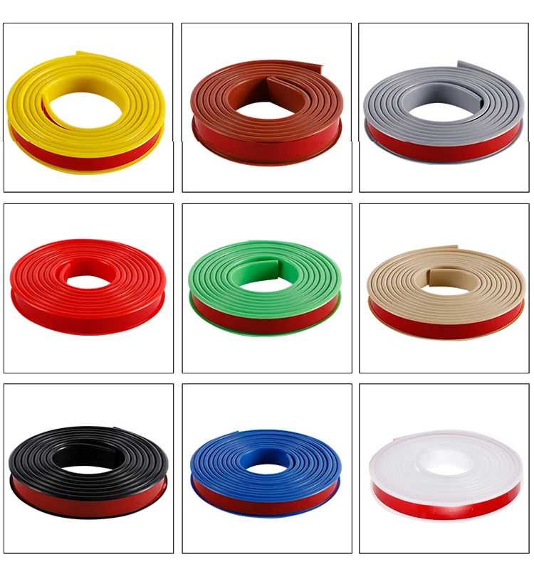 Furniture Decoration T Shape Extrusion Plastic Profile PVC Edge Banding