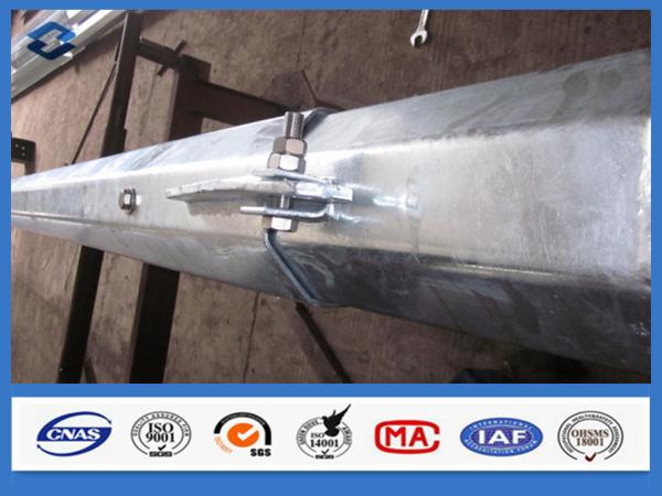 Q345 Q420 Q460 Hot dip Galvanized Electric Power Tranmission Steel Pole