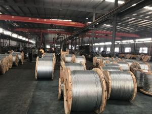 Fio de aço galvanizado condutor de ACSR para a linha de transmissão aérea cabo