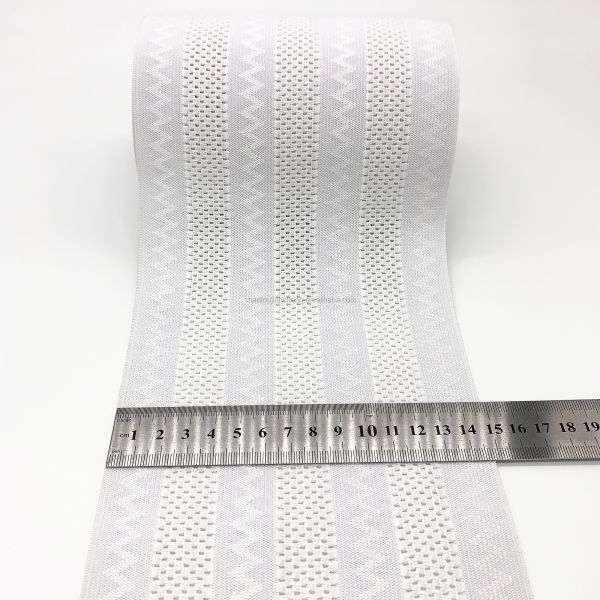 150mm Polyester elastic band  fish silk  for underwear with waist belt belly band