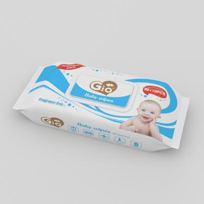 Pure Water Baby Wipes for Skin Hand and Mouth Cleaning 20*15cm No Alcohol