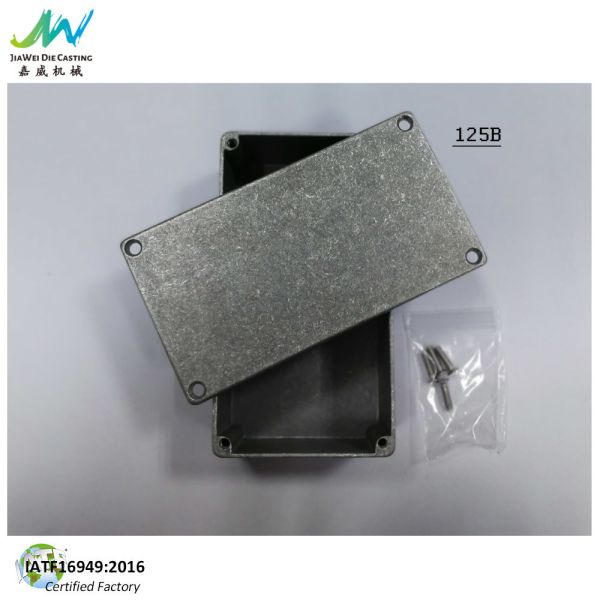 Stomp Box Die Cast Aluminum Electronics 125B Enclosure Dimensions 4.8