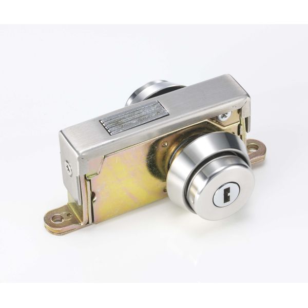 Двухцилиндровая алюминиевая рама стеклянная дверная блокировка SUS304 Цилиндровая крышка