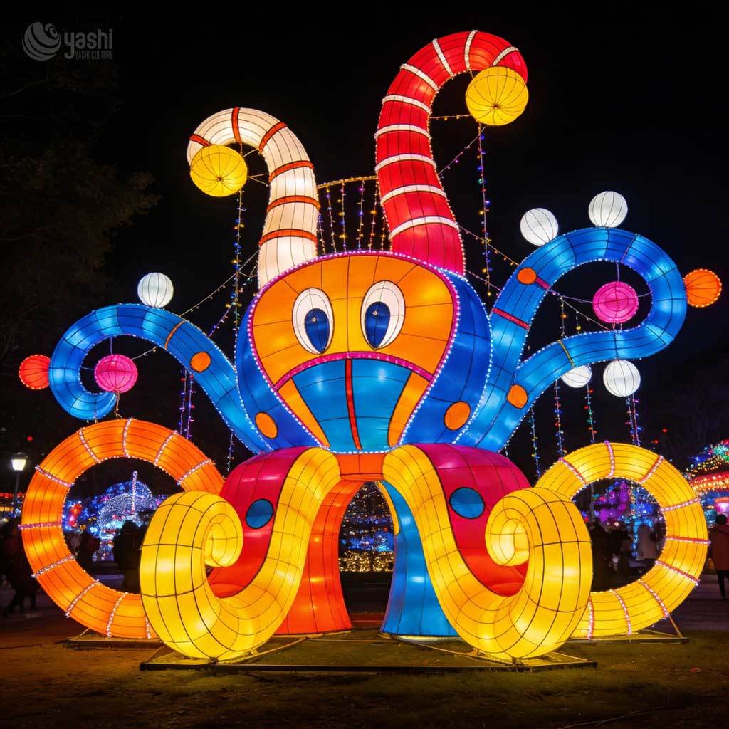 Walk Through Fairy Tale Castle LED Light Sculpture, Custom Outdoor Festival Lantern Castle for Light Festival Exhibition