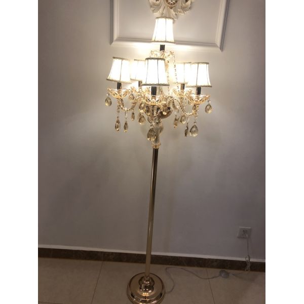 European floor lamps living room bedroom study wedding luxury crystal Floor lamp(WH-MFL-83)