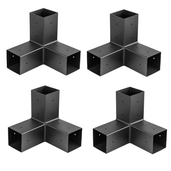 Kit de pergola de estrutura de madeira para proteção contra ferrugem para fora
