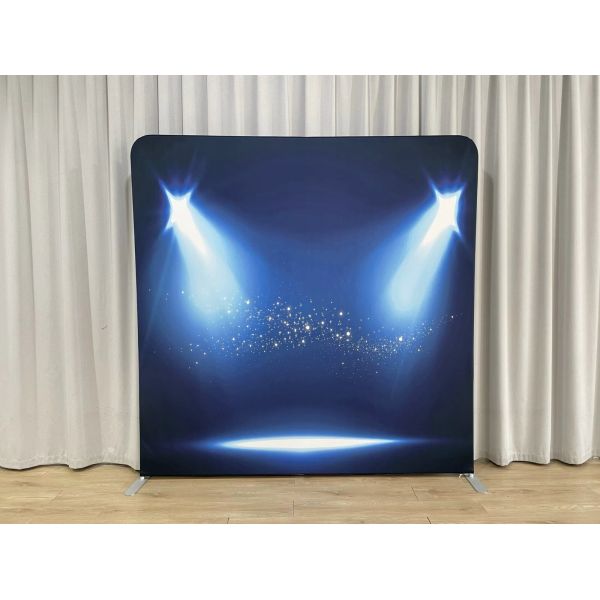7x7ft Photo Booth Banner Backdrop Tension Fabric Photo Booth Backdrop