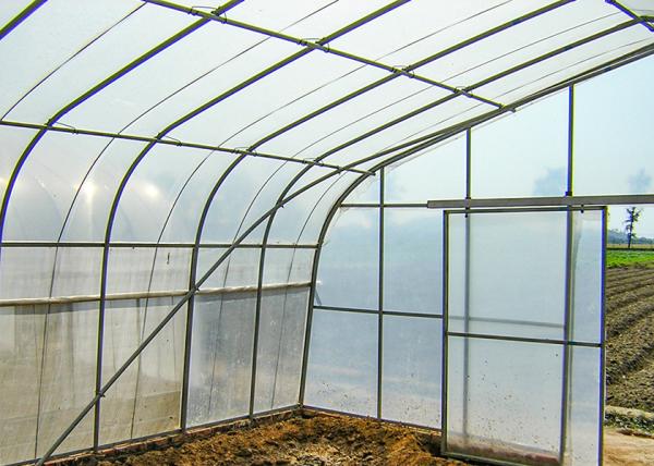 150Micron Single Span Greenhouse Customizable Plastic Film Greenhouse