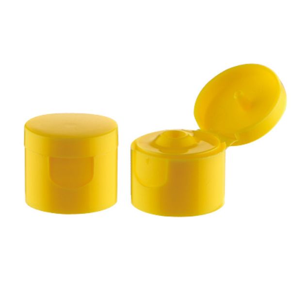 JL-CP102 18 20 24 28 410 415 Plastic Flip Top Caps Smooth Screw Shampoo PP