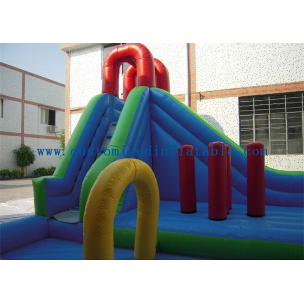 Kids Backyard Inflatable Water Slides Blow Up , Inflatable Outdoor Water Slides