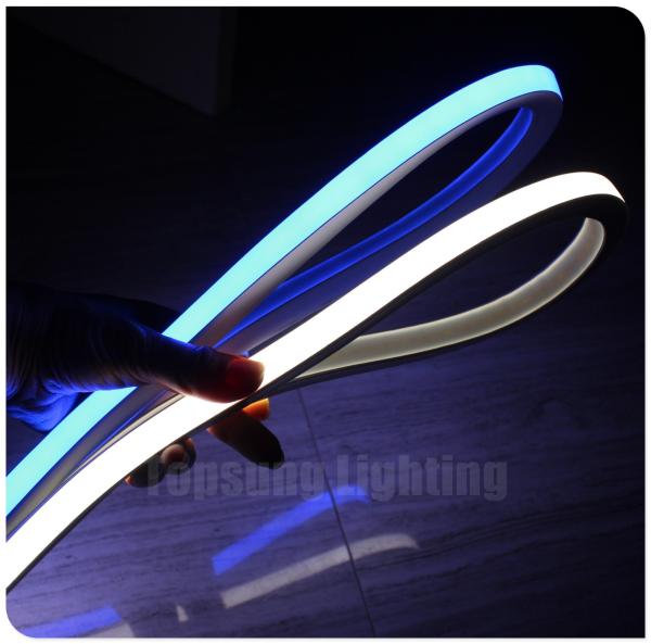 12v azul Top-view Flat 16x16mm neonflex Quadrado LED neon flex tubo azul SMD corda faixa neon fita decoração