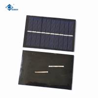 le verre de 0.6W 5V a stratifié le panneau solaire pour le panneau résidentiel solaire d'énergie solaire de l'instrument ZW-9060-G