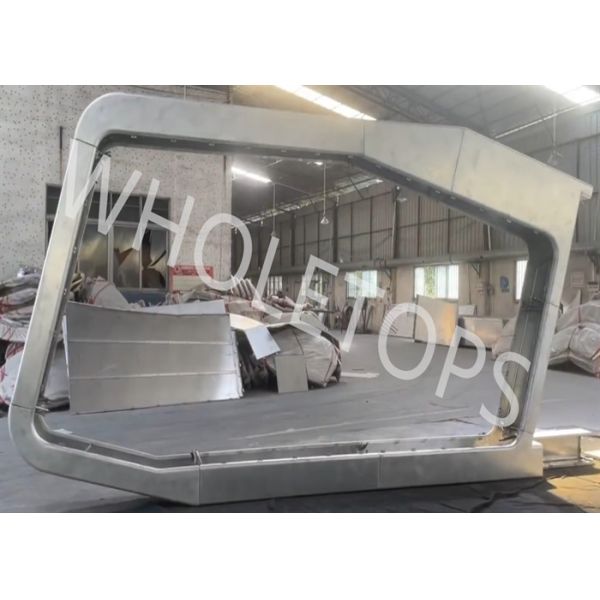 Non Typical Twisted Aluminum Exterior Facade Moisture Proof