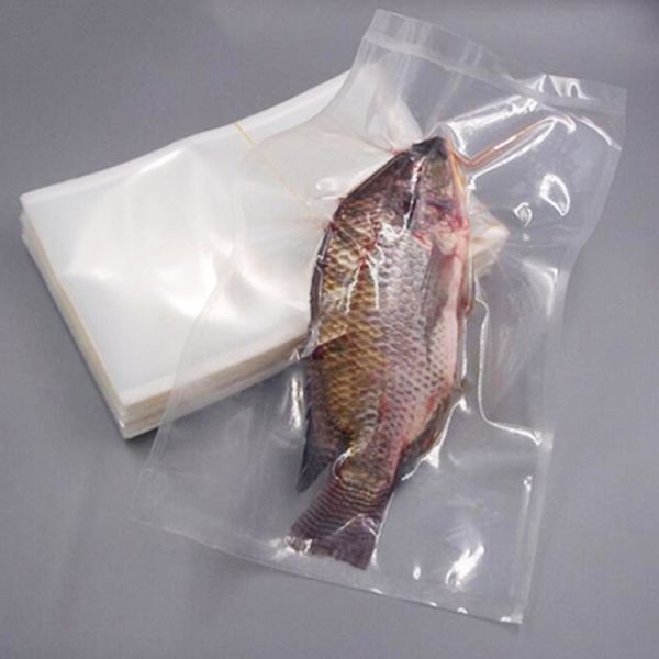 Transparent Food Vacuum Bags Moisture Proof For Sea Food / Frozen Fish