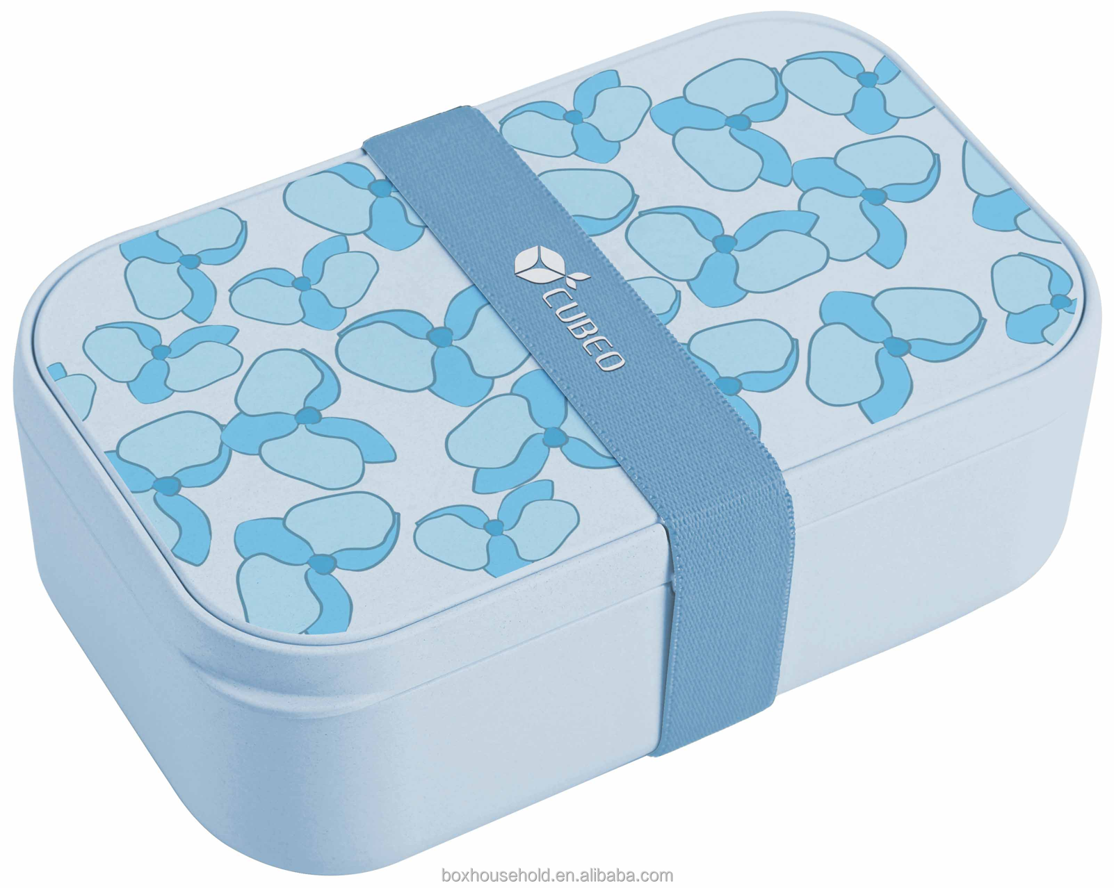 On-the-go Food Grade Custom Logo Eco Microwave Safe Leak-proof Bamboo Fiber Plastic Storage Lunch Box for Kids with Cutlery Set