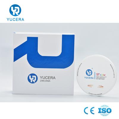 Bloco dental translúcido da zircônia 1100Mpa de 43% esparadrapo nenhuma irritação