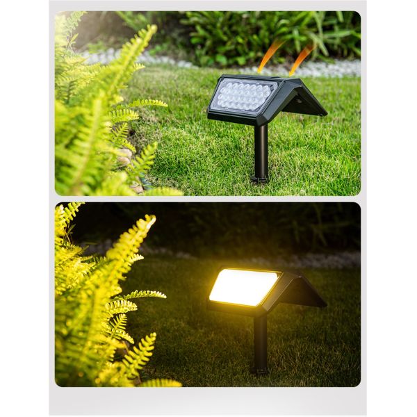 Solar Power Garden Flood Light for Patio Pathway Driveway Pool Input Voltage V DC 5.5V