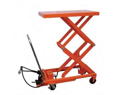 Chariot de transport pour système hydraulique, capacité de charge 350 kg, certifié CE, protection contre les surcharges, hauteur maximale 1300 mm