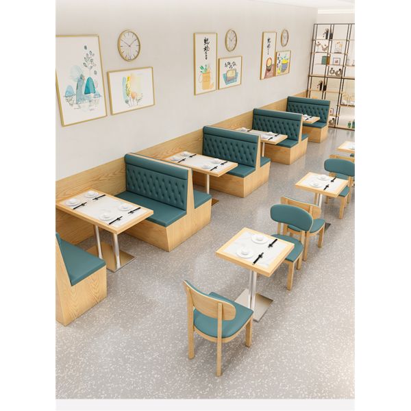 Modern Luxury Coffee Shop Furniture Restaurant Booths Furniture Supplier Restaurant Furniture