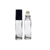Flacons de parfum à bille en verre de 10 ml et 30 ml de qualité supérieure en gros, ensemble de flacons à bille avec bouchon et bille, flacons à bille de 10 ml en gros, lot en vrac