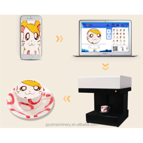 2023 Многофункциональный принтер кофе-кексов для американской коммерческой пищевой продукции 3D 18 кг