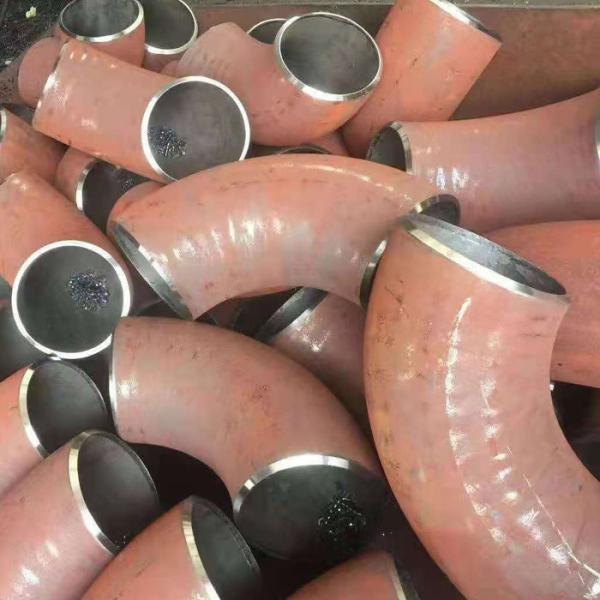 Rustproof Seamless Pipe Fittings Stamped Short Radius 45 Degree Elbow 1 -24