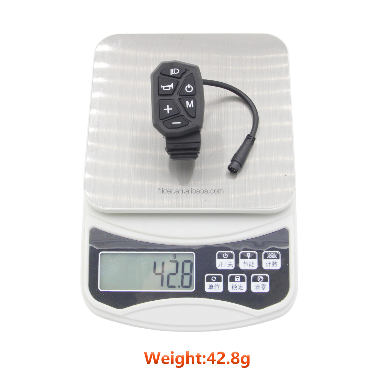 6 Pin Waterproof Scooter Control Button 48V Electric Scooter Switch for Headlight and Turn Signal