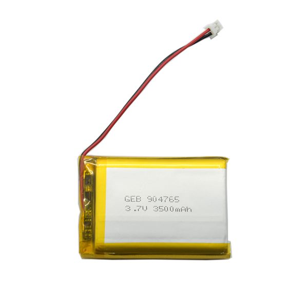 rechargeable 904765 li-polymer 3.7v 3500mAh lipo battery with connector