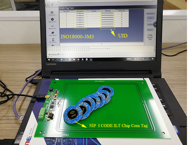 ICODE ILT врезало USB читателя RFID & RS232 взаимодействуют для управления казино RFID