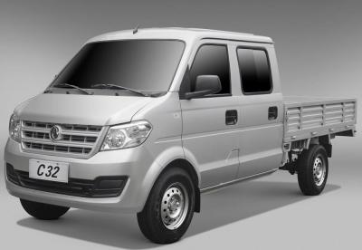 C32 Double Cabin Mini Cargo Truck 2 Seat With Capacity 800 KG 1200cc Engine