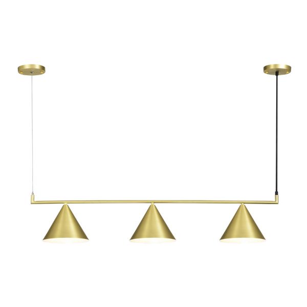 modern nordic decorative gold black white metal iron chandelier penda led kitchen light